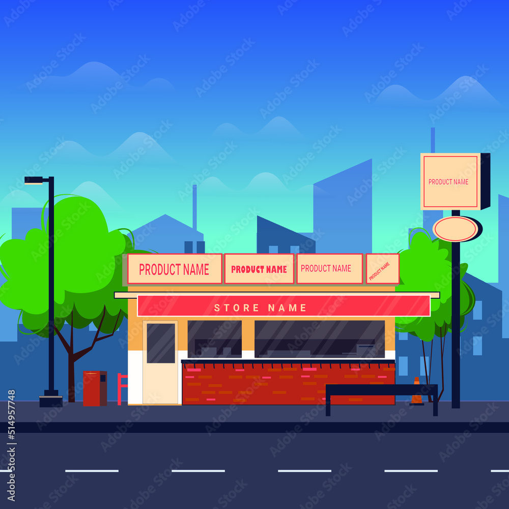 Roadside restaurant or cafe