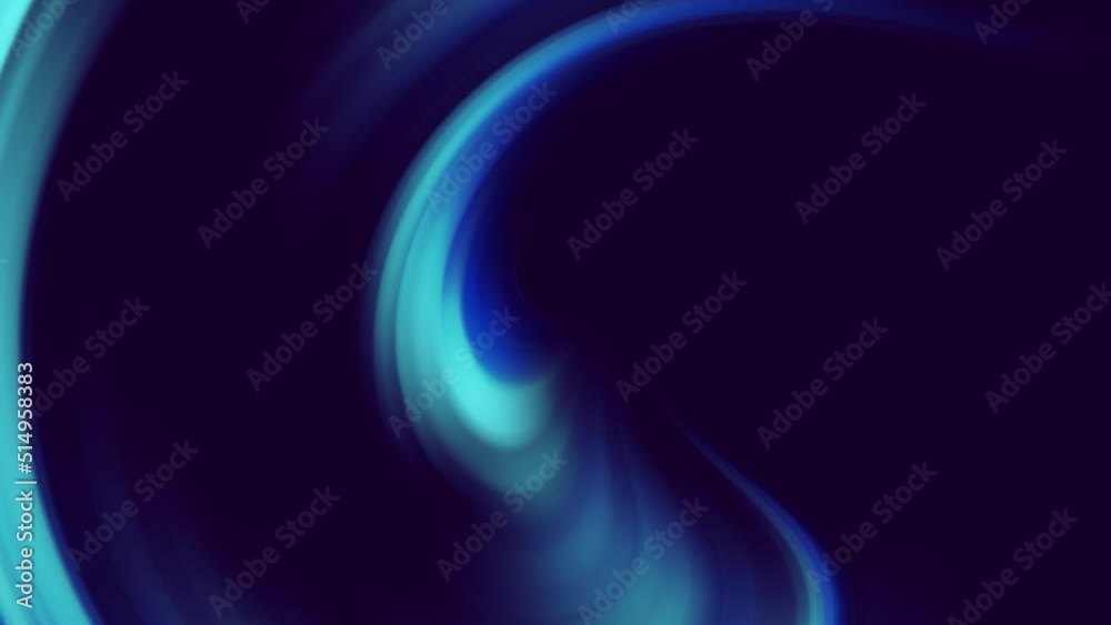 Blue Metalic Wave Gradient Swirl Loop Background Video Blue Metalic Wave Gradient Swirl Loop Background Video