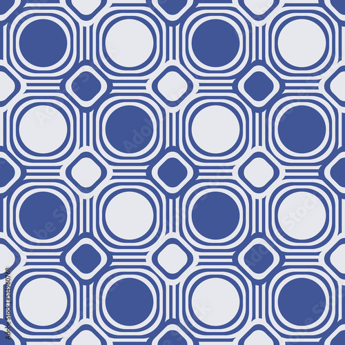 Striped rhombuses and squares. Tile vector for print. Vector seamless stylish and primitive pattern.