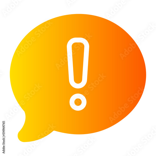 statement gradient icon