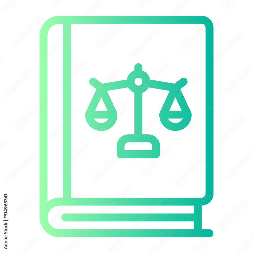 law book gradient icon law book gradient icon