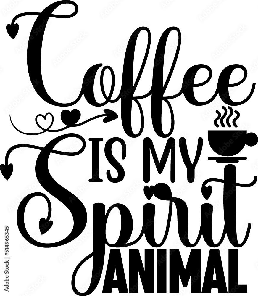 Obraz premium Coffee svg design files cut