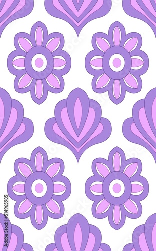 seamless pattern with flowers
