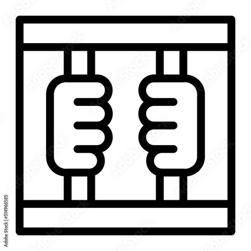 prison line icon
