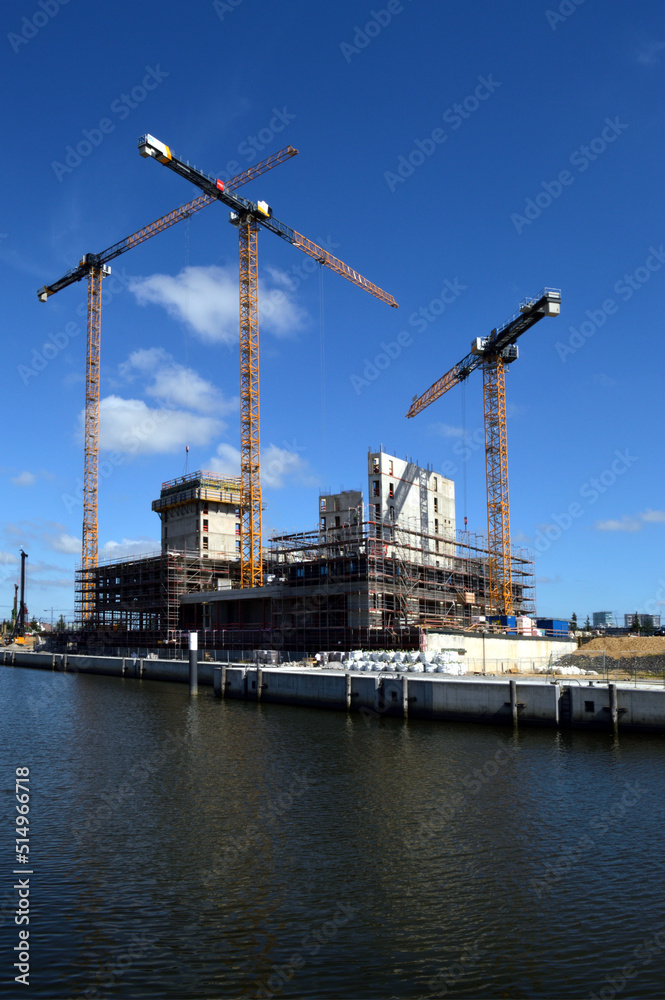 Baustelle Hamburg HafenCity, Deutschland