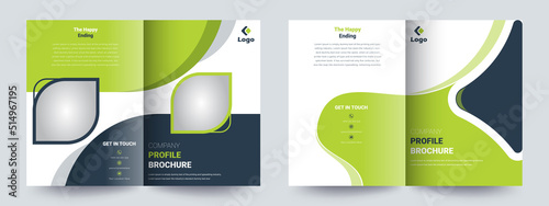Company Profile Brochure Cover Design Template adept for Multipurpose Projects
