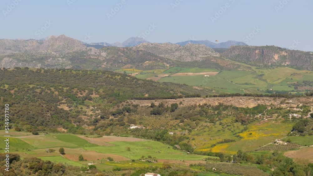 View Across Ronda Spanish Countryside View Across Ronda Spanish Countryside