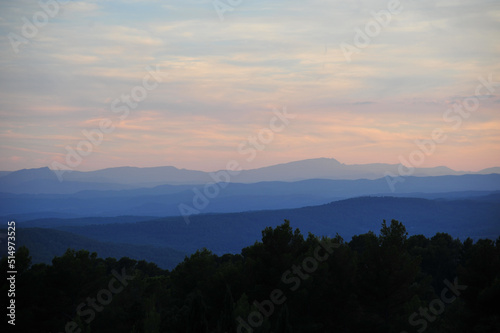 Sonnenuntergang bei Tourtour