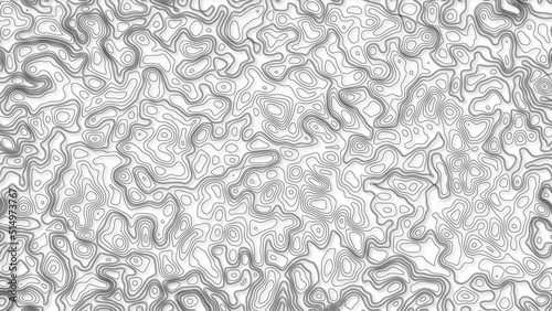 White wave paper curved reliefs abstract background, Abstract topographic contours map background. Geographic mountain relief. Abstract lines background. Contour maps. Business concept.
