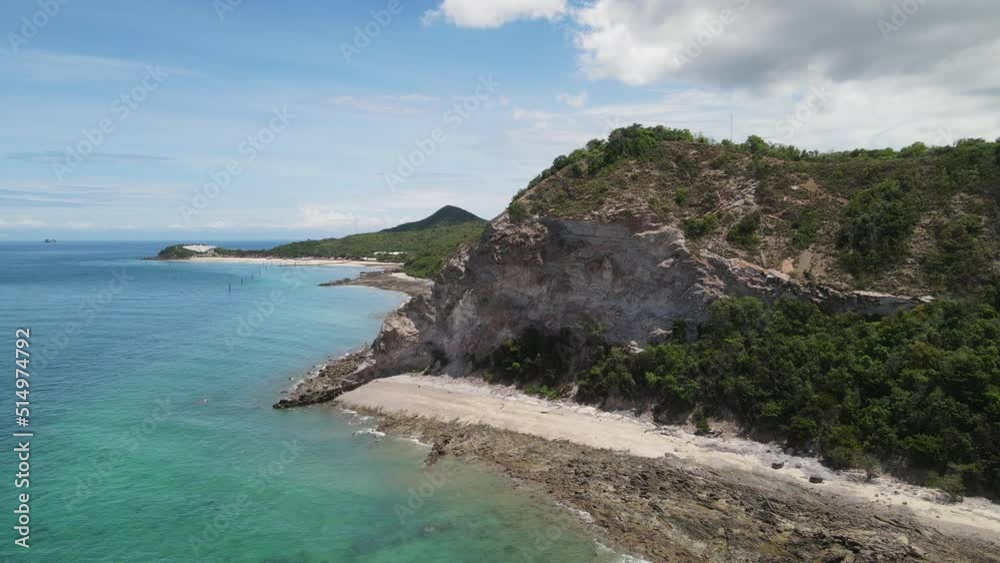 Aerial views of Koh Larn island in Thailand Aerial views of Koh Larn island in Thailand