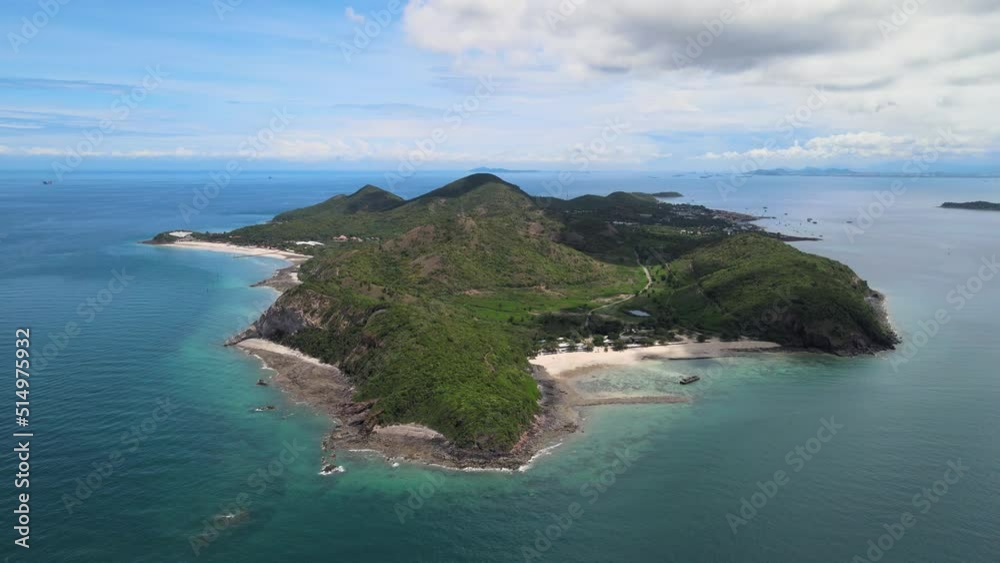 Aerial views of Koh Larn island in Thailand Aerial views of Koh Larn island in Thailand