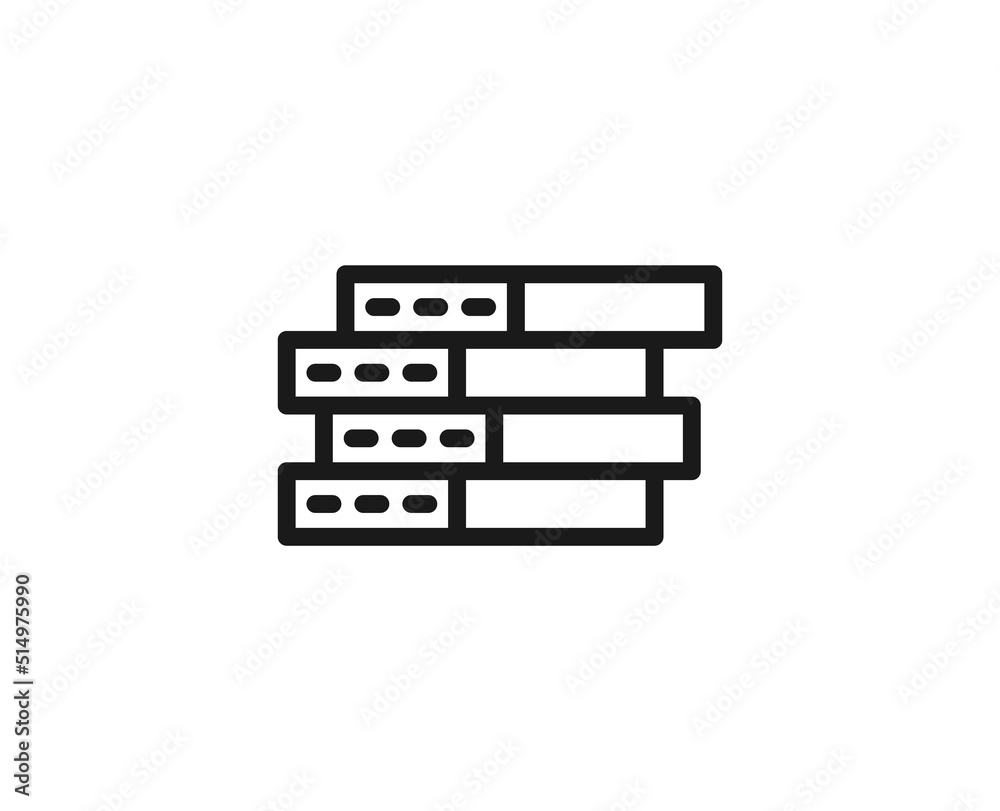 Single line icon of stone plate on isolated white background. High quality editable stroke for mobile apps, web design, websites, online shops etc. Single line icon of stone plate on isolated white background. High quality editable stroke for mobile apps, web design, websites, online shops etc.