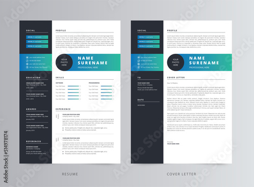 Modern Resume/CV and Cover Letter Template