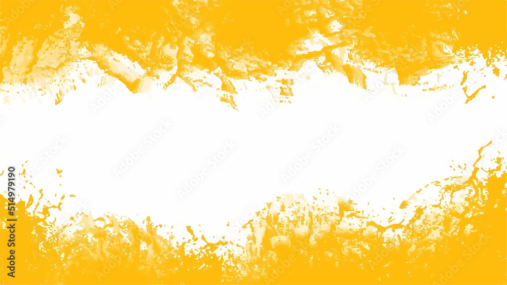 Fototapeta premium Yellow watercolor background for textures backgrounds and web banners design