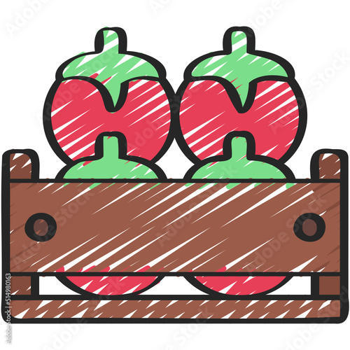 Tomato Crate Icon