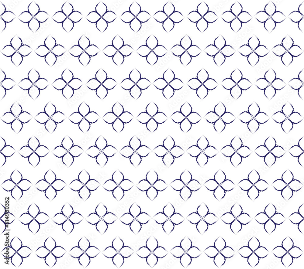 Naklejka premium Ethnic Islamic flower seamless pattern.