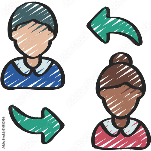 Peer To Peer Transfer Icon