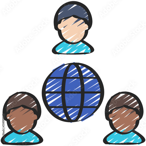 Internet Workers Icon