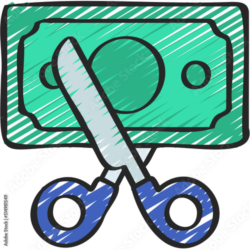 Cut Costs Icon
