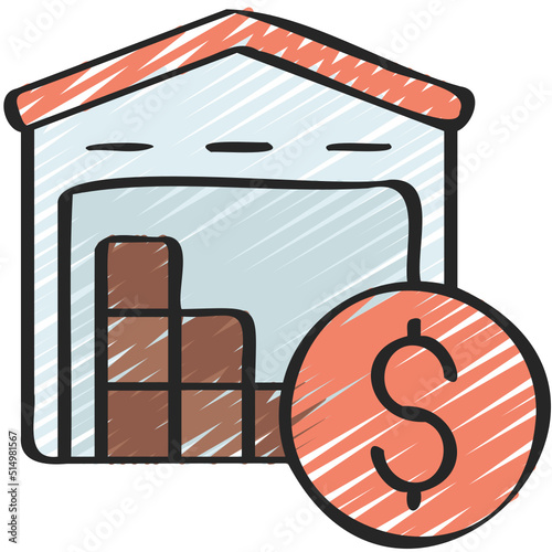 Warehouse Costs Icon