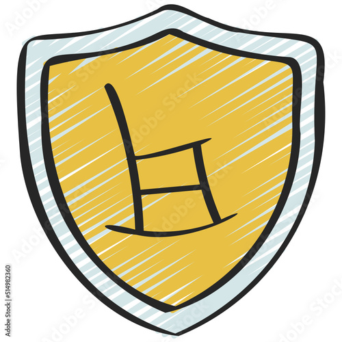 Pension Security Shield Icon