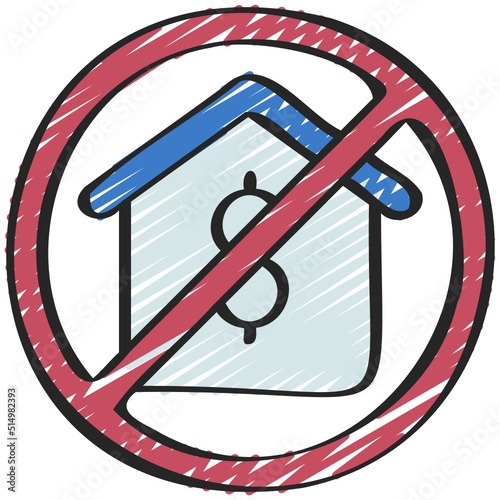 No Mortgage Icon