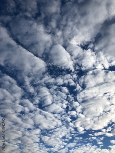 blue sky with clouds