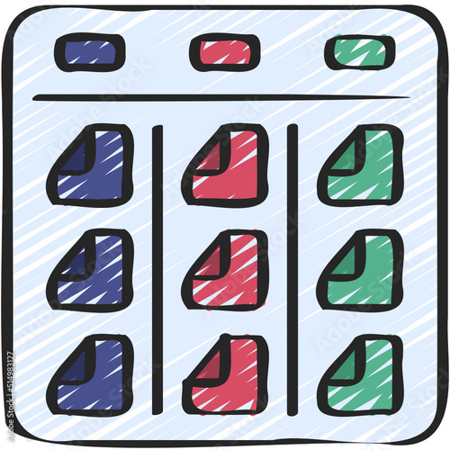 Kanban Development Icon
