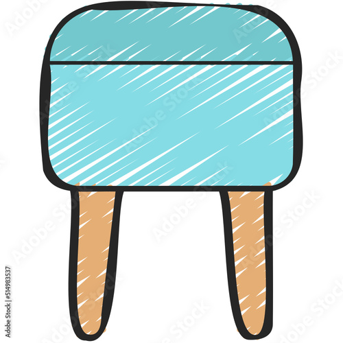 Rounded Stool Icon