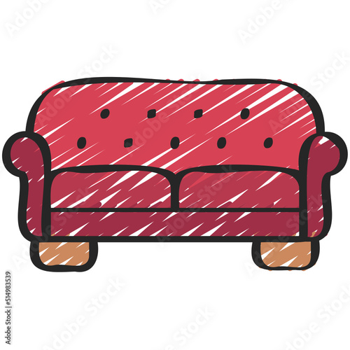 Dotted Sofa Icon