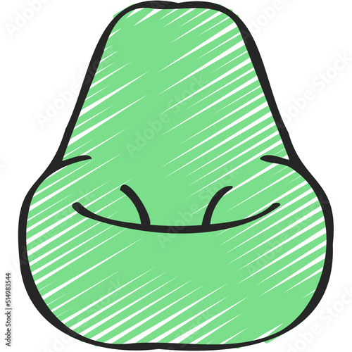 Bean Bag Chair Icon