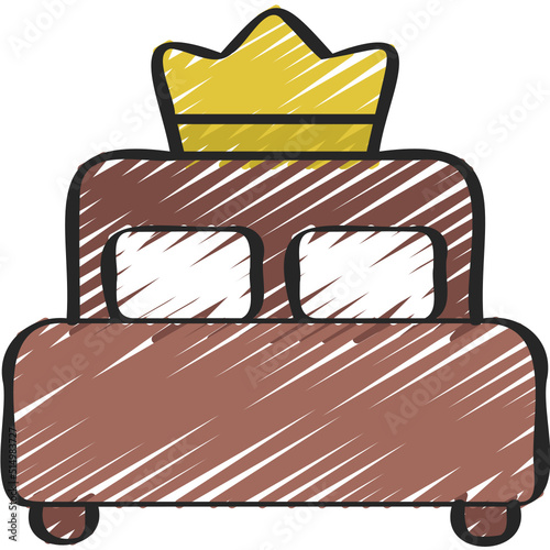 King Bed Icon