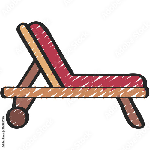 Deck Chair Icon