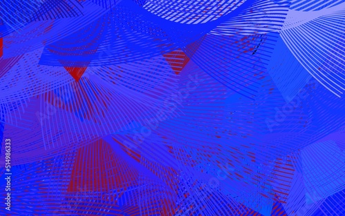 Light Blue, Red vector texture with abstract forms.