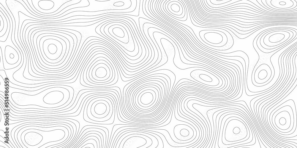 Abstract black and white abstract background vector, Abstract topographic contours map background .Topographic background and texture, monochrome image. 3D waves. Marble texture with natural pattern .