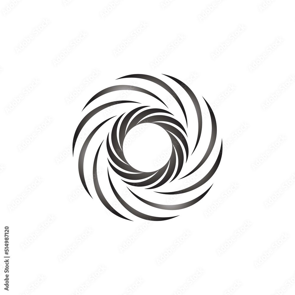 vortex vector illustration icon