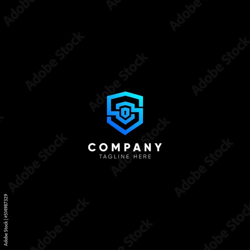 Simple and creative secure logo design.