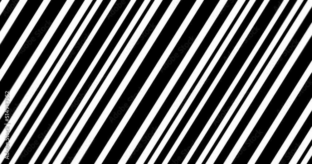 Abstract background with black and white stripes.Seamless loop video. Abstract background with black and white stripes.Seamless loop video.