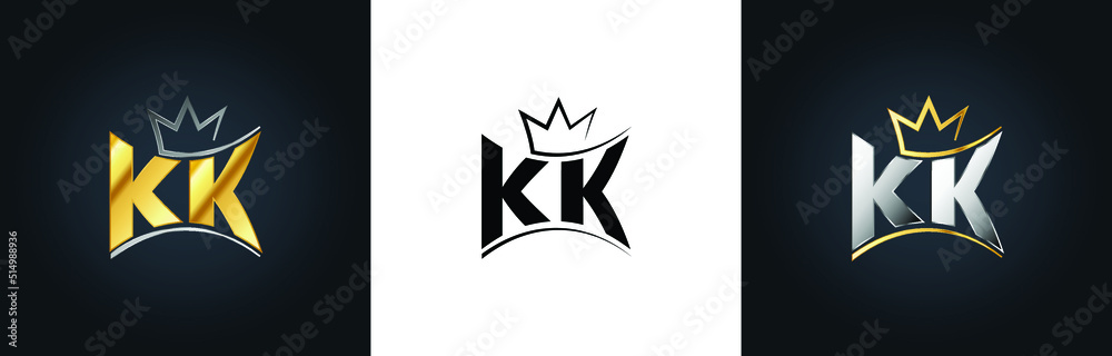 KK Creative Innovative Initial Letter Logo Design Minimal Icon KK Creative Innovative Initial Letter Logo Design Minimal Icon