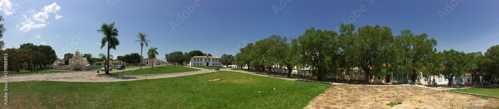 Panorama Praça cidade de Goiás