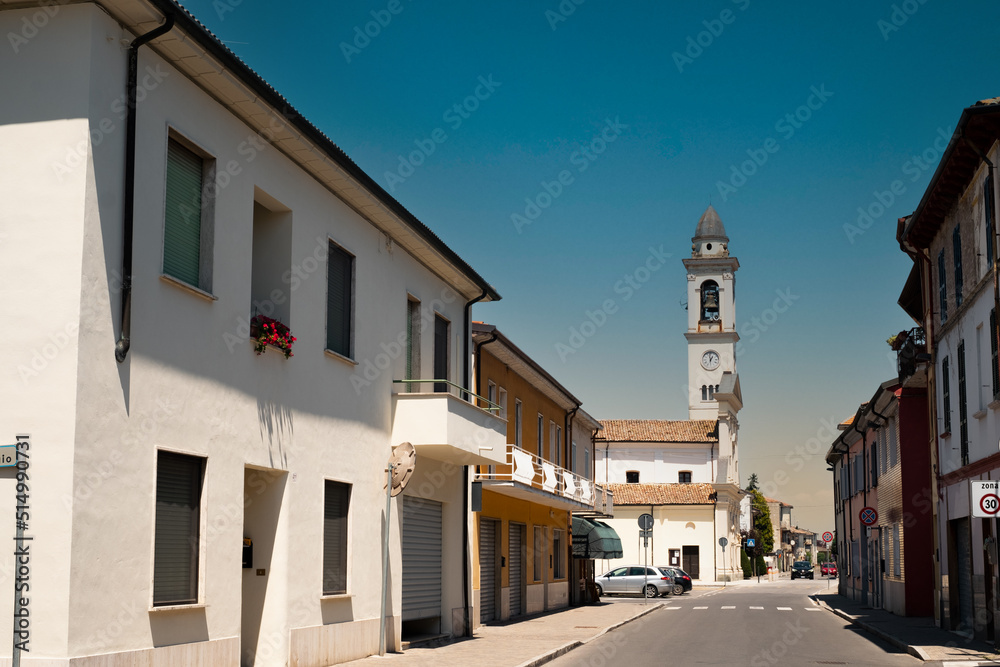 street in the old Italian commune 