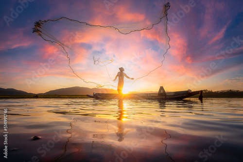 silhouette of a person on the beach
