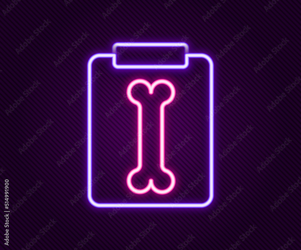Glowing neon line X-ray shots icon isolated on black background. Colorful outline concept. Vector Glowing neon line X-ray shots icon isolated on black background. Colorful outline concept. Vector