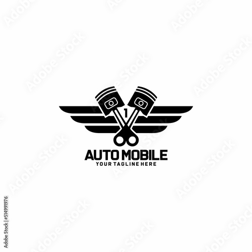Industry automotive auto service logo