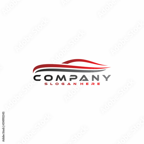 Car Logo Vector Illustration, abstract car design