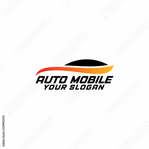 sport car logo template, Perfect logo for business related to automotive industry