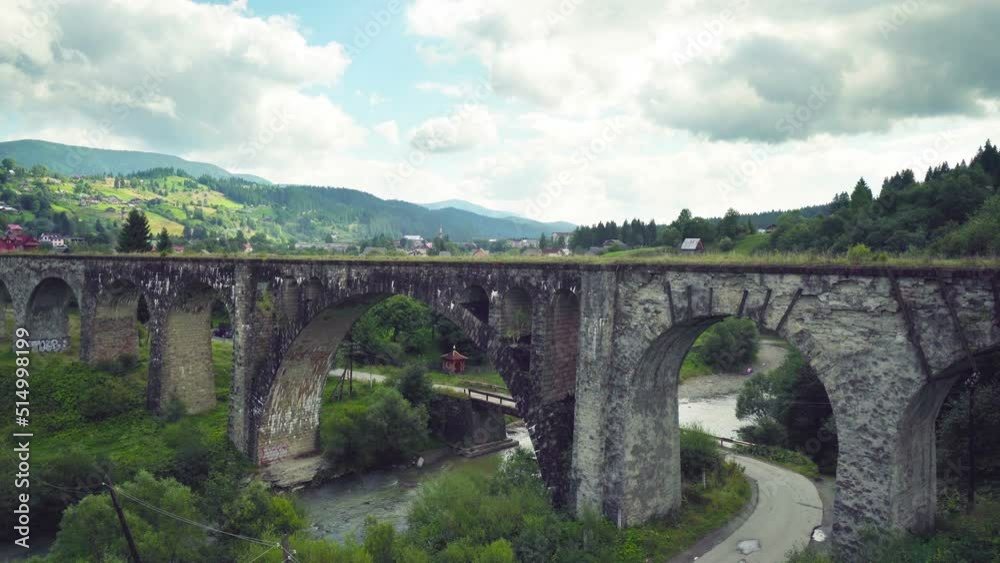 Abandones Railway Bridge in Mountains