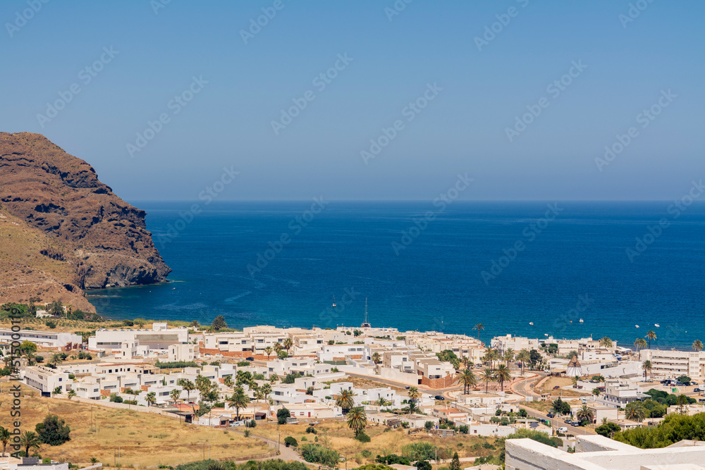 view of the coast of the region sea- Cabo de Gata, Almería
