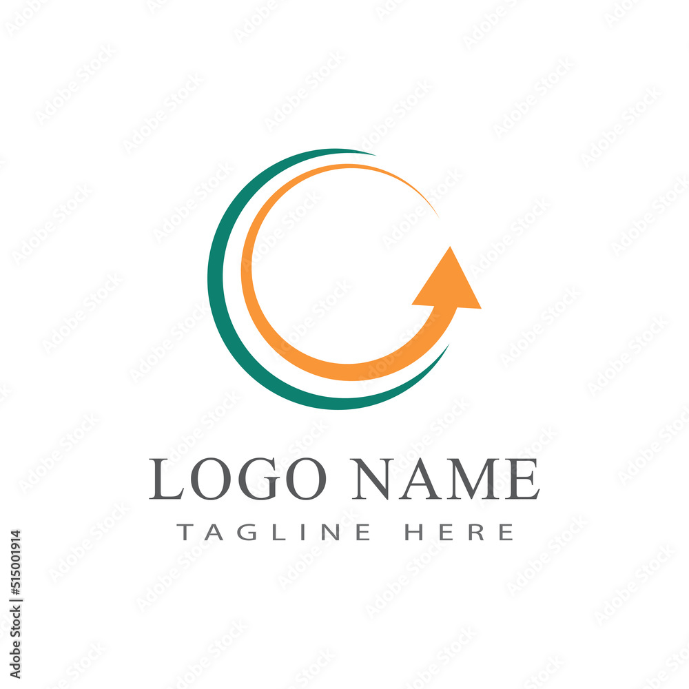 Arrow vector illustration icon Logo Template design Arrow vector illustration icon Logo Template design