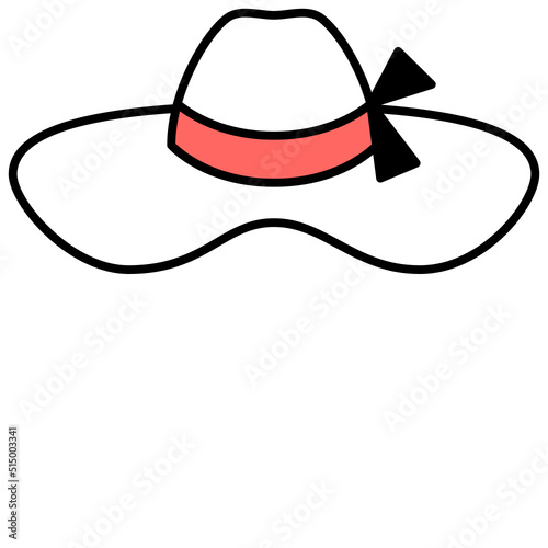 pamela thin outline with saturated color icon